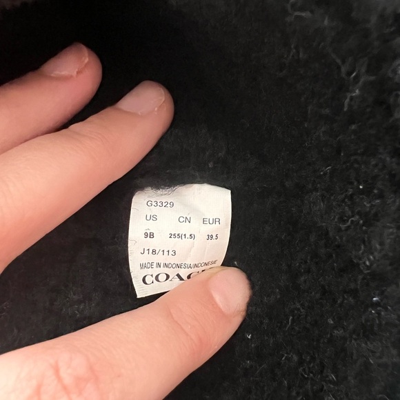 Coach Portia Black Cold weather Winter Boots - Picture 7 of 7